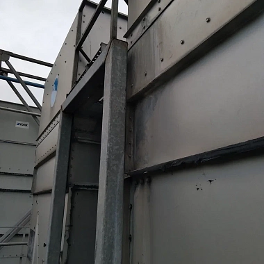 Герметизация охлаждающего бассейна испарительного конденсатора Baltimore Air Coil на пивзаводе АбИнбев ЭФЕС